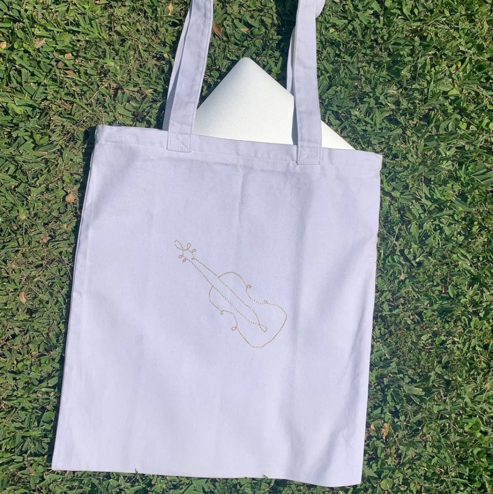 Handmade Canvas Tote | Shoulder Bag with Zipper